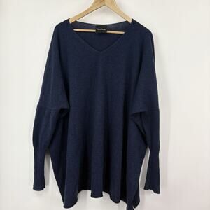 Capra Studio Cashmere Sweater One Size Oversized Luxury Lagenlook Minimalist